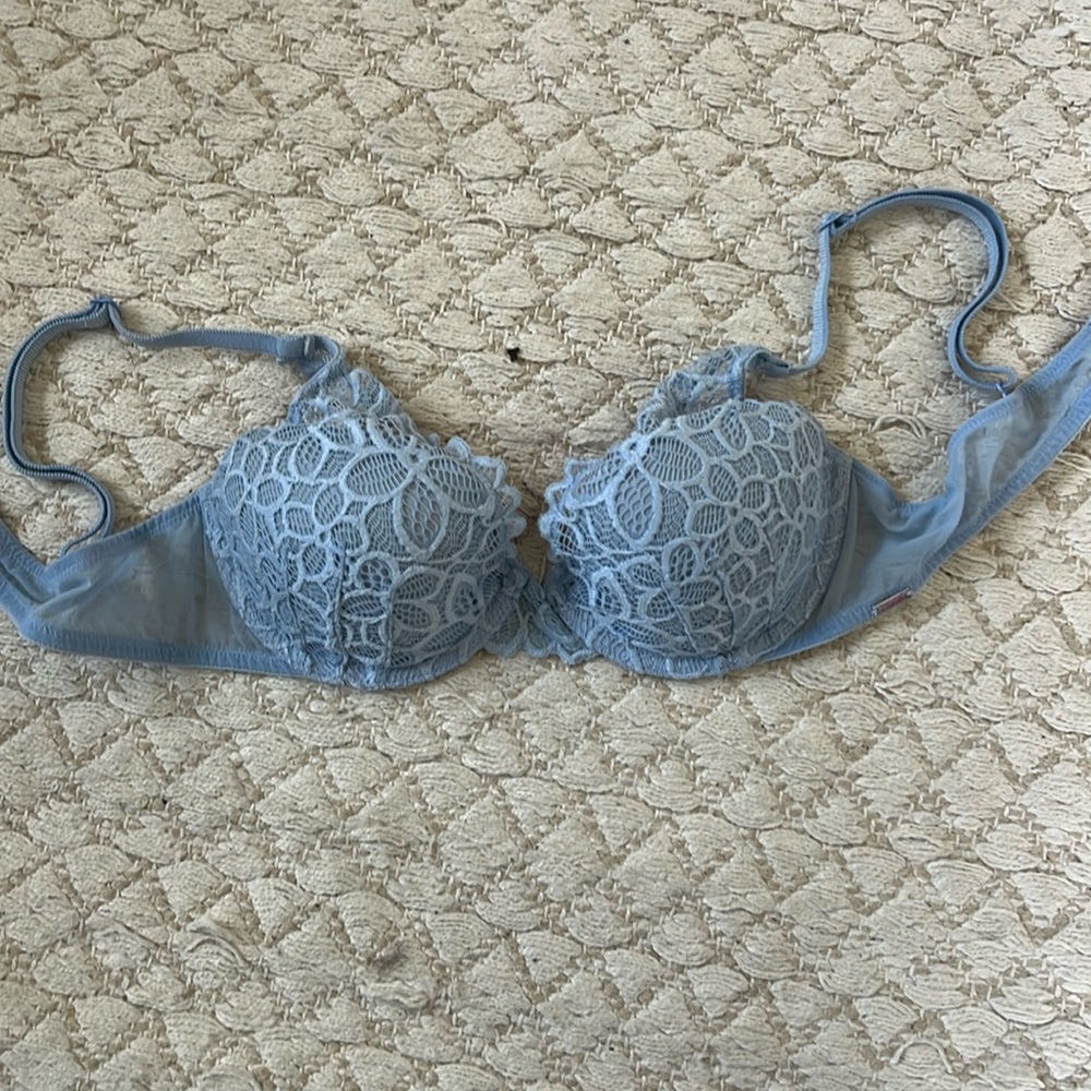 Pink // Blue lace bra